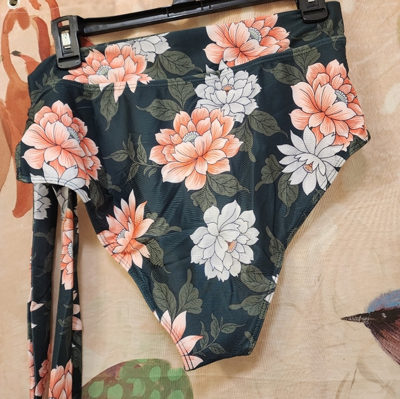 Womens High Waisted Bikini Set Tummy Control 2 Piece Bathing Suit - Picture 7 of 13